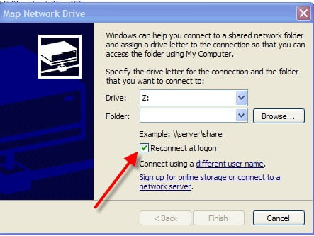 windows 7 - Create and map drive based on login - Server Fault