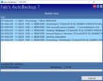 How to restore profile from Fab's AutoBackup 7 Pro