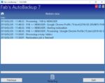 How to restore profile from Fab's AutoBackup 7 Pro